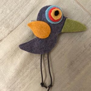 Felt Bird Pin or Clip